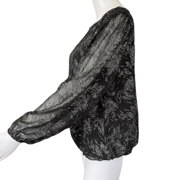 Ann Taylor Factory - Womens Sheer Longsleeve Built-in Tank Sz. MP - Picture 3 of 11